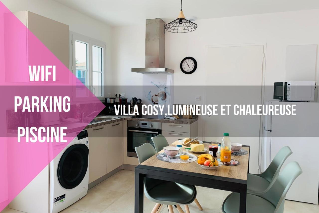 Le Mousse Maison Avec Piscine/Parking/Wifi/Plages 5Kms レ・マトゥ エクステリア 写真